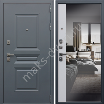 Входная дверь Барселона с зеркалом Входная дверь Барселона с зеркалом